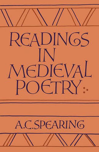 Cover image for Readings in Medieval Poetry