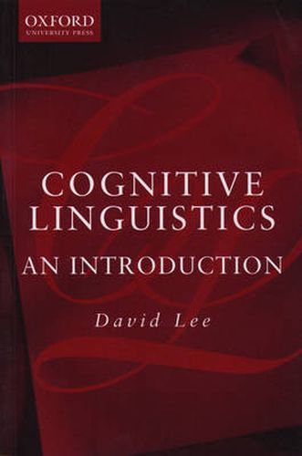 Cover image for Cognitive Linguistics: An Introduction