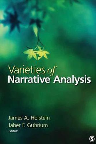 Cover image for Varieties of Narrative Analysis