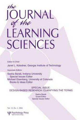 Design-based Research: Clarifying the Terms. A Special Issue of the Journal of the Learning Sciences