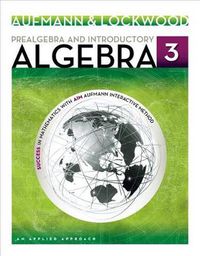 Cover image for Prealgebra and Introductory Algebra : An Applied Approach