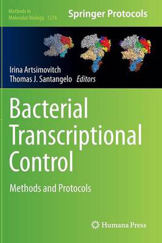 Cover image for Bacterial Transcriptional Control: Methods and Protocols