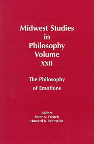 Cover image for Philosophy of Emotions