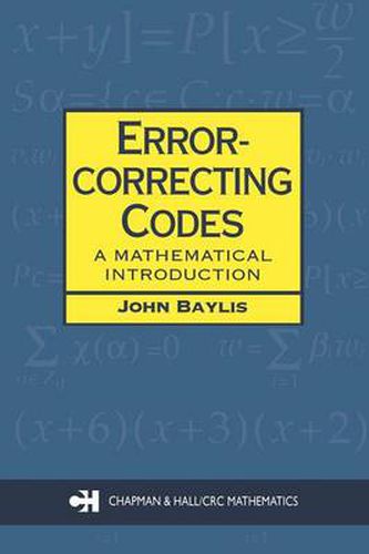 Cover image for Error Correcting Codes: A Mathematical Introduction