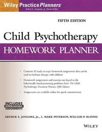 Cover image for Child Psychotherapy Homework Planner