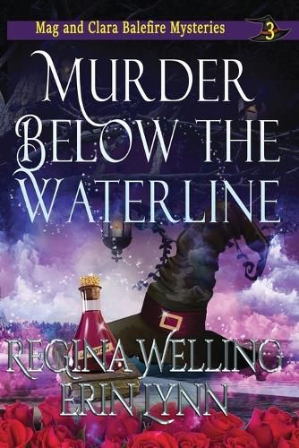 Cover image for Murder Below the Waterline (Large Print): A Cozy Witch Mystery