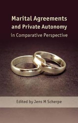 Cover image for Marital Agreements and Private Autonomy in Comparative Perspective