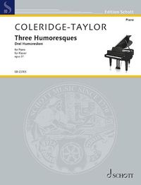 Cover image for Coleridge-Taylor: Three Humoresques Op. 31 for Piano