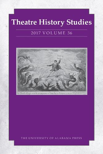 Cover image for Theatre History Studies 2017, Volume 36