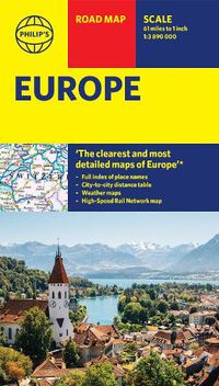 Cover image for Philip's Europe Road Map