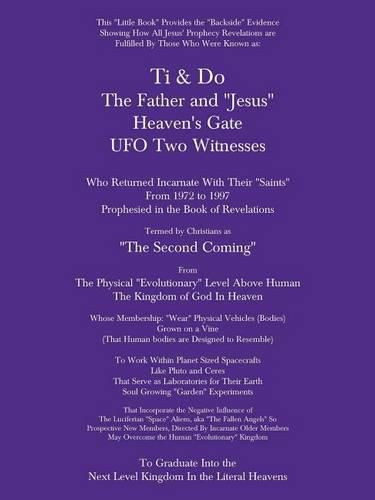 Cover image for Ti & Do Father & "Jesus" Heaven's Gate UFO Two Witnesses