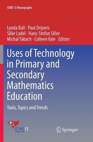 Cover image for Uses of Technology in Primary and Secondary Mathematics Education: Tools, Topics and Trends