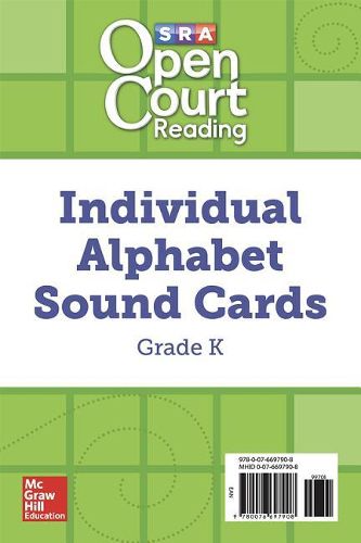 Cover image for Open Court Reading Grade K Individual Alphabet Sound Cards