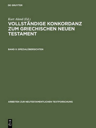 Cover image for Spezialubersichten