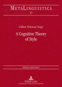 Cover image for A Cognitive Theory of Style