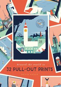 Cover image for Alphabet Cities: Around the World in 32 Pull-out Prints