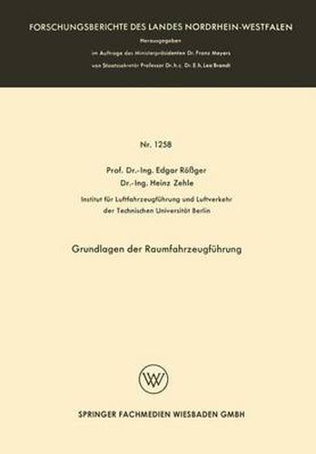Cover image for Grundlagen Der Raumfahrzeugfuhrung