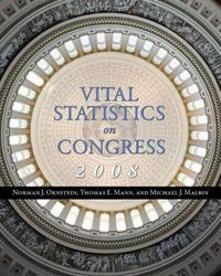 Cover image for Vital Statistics on Congress 2008