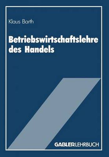 Cover image for Betriebswirtschaftslehre Des Handels