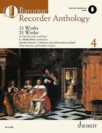 Cover image for Baroque Recorder Anthology Vol. 4: 23 Works for Alto Recorder with Piano Accompaniment