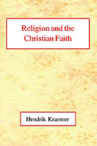 Cover image for Religion and the Christian Faith