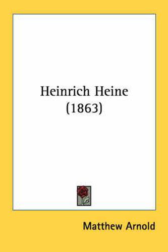 Cover image for Heinrich Heine (1863)