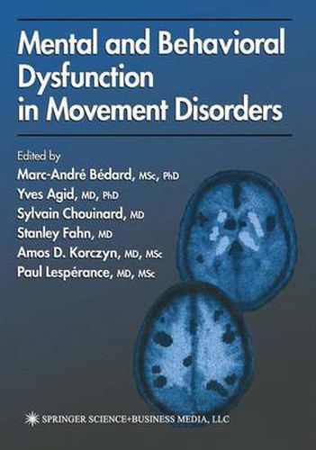 Cover image for Mental and Behavioral Dysfunction in Movement Disorders