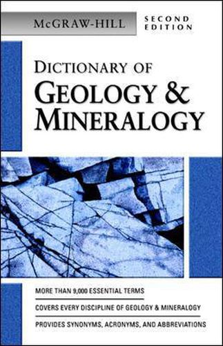 Cover image for Dictionary of Geology & Mineralogy