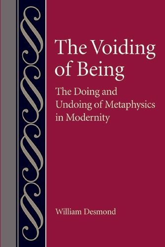 Cover image for The Voiding of Being
