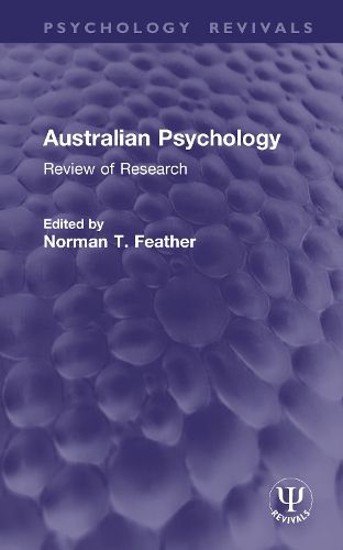 Cover image for Australian Psychology