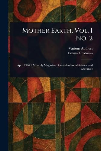 Cover image for Mother Earth, Vol. 1 No. 2