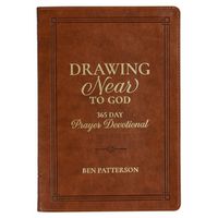 Cover image for Devotional Drawing Near to God Brown Faux Leather