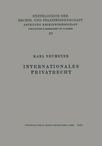 Cover image for Internationales Privatrecht