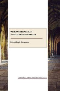 Cover image for Weir of Hermiston and other fragments