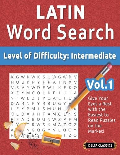 Cover image for Latin Word Search - Level of Difficulty