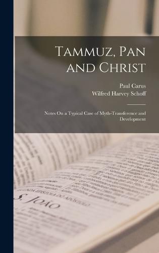 Cover image for Tammuz, Pan and Christ