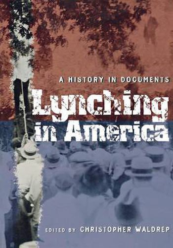 Cover image for Lynching in America: A History in Documents