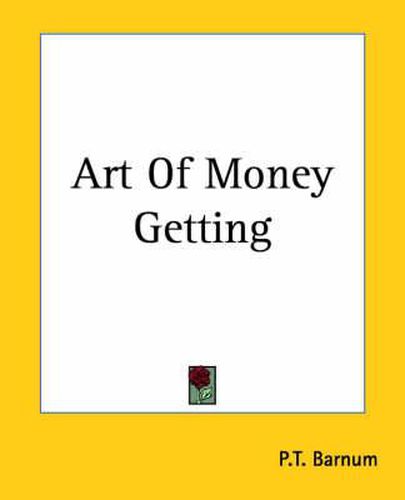 Cover image for Art Of Money Getting
