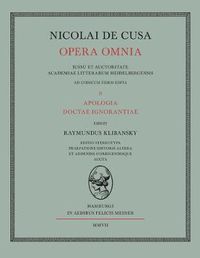 Cover image for Nicolai de Cusa Opera omnia