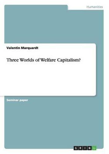Cover image for Three Worlds of Welfare Capitalism?