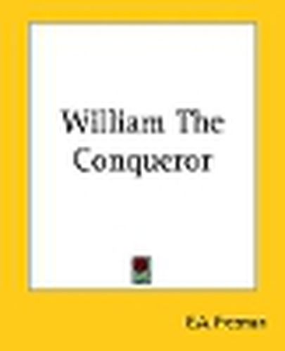 William The Conqueror