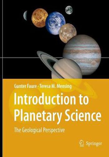 Cover image for Introduction to Planetary Science: The Geological Perspective