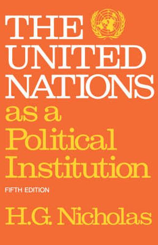 Cover image for The United Nations as a Political Institution