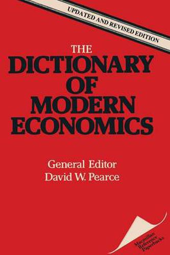 Cover image for The Dictionary of Modern Economics