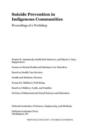 Suicide Prevention in Indigenous Communities