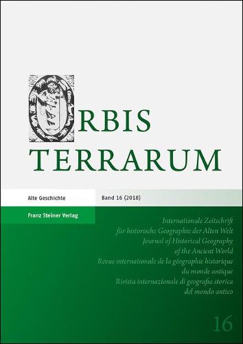 Cover image for Orbis Terrarum 16 (2018)