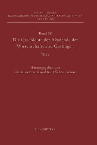 Cover image for Die Geschichte Der Akademie Der Wissenschaften. Teil 1