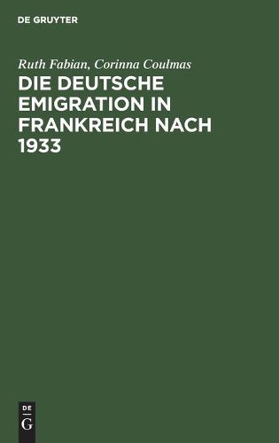 Cover image for Die deutsche Emigration in Frankreich nach 1933