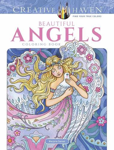 Cover image for Creative Haven Beautiful Angels Coloring Book