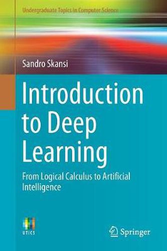 Cover image for Introduction to Deep Learning: From Logical Calculus to Artificial Intelligence